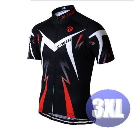 x-tiger サイクリングウェア 半袖 3XLサイズ 自転車 ウェア サイクルジャージ 吸汗速乾防寒 新品 インポート品【n603-rd】拍卖