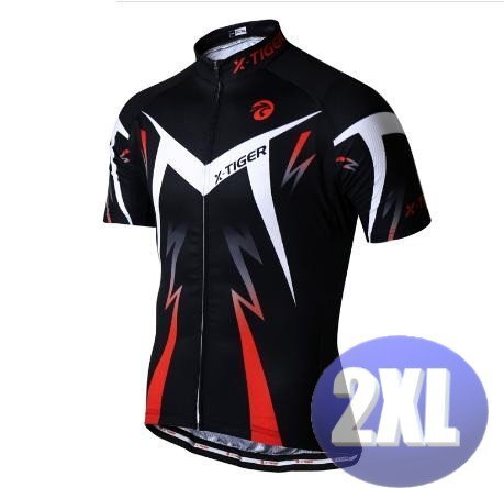 x-tiger サイクリングウェア 半袖 2XLサイズ 自転車 ウェア サイクルジャージ 吸汗速乾防寒 新品 インポート品【n603-rd】拍卖