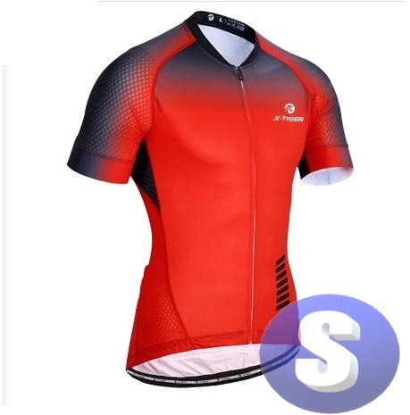 x-tiger サイクリングウェア 半袖 Sサイズ 自転車 ウェア サイクルジャージ 吸汗速乾防寒 新品 インポート品【n607-rd】拍卖