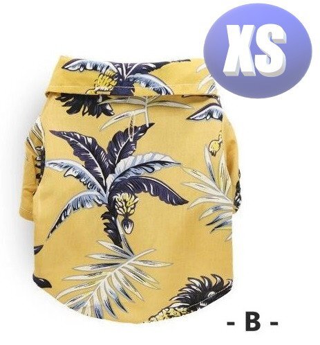 ドッグウェア アロハシャツ カラーB / XSサイズ 春夏 おしゃれな 犬服 小型犬 柔らか 洋服 可愛いn998拍卖