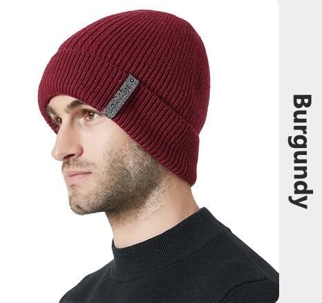 ニットキャップ ニット帽 バーガンディ ワッチキャップ 帽子 アウトドア ユニセックス メンズ レディース 男女兼用 n817拍卖