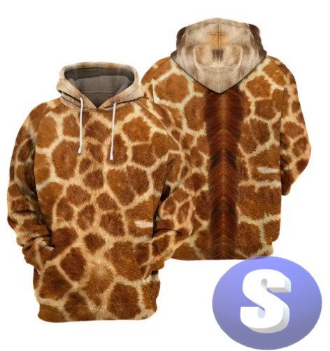 フード付き アニマルパーカー キリン S トレーナー アウター 防寒 n712拍卖