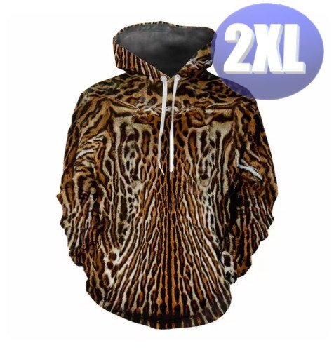 フード付き アニマル柄パーカー 2XL トレーナー アウター 防寒 n723-12拍卖
