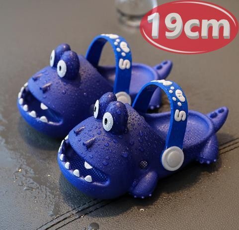 サンダル キッズ カバ ブルー 19㎝ 夏 海 リゾート n761拍卖