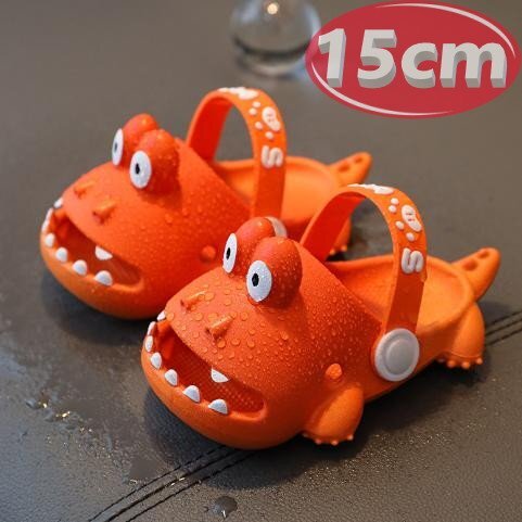 サンダル キッズ カバ オレンジ 15㎝ 夏 海 リゾート n761拍卖