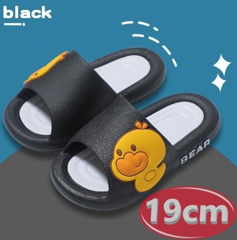 サンダル キッズ アヒル ブラック 19㎝ 夏 海 リゾート n765拍卖