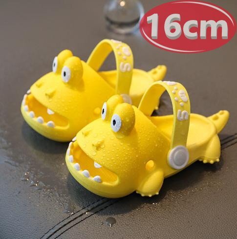 サンダル キッズ カバ イエロー 16㎝ 夏 海 リゾート n761拍卖