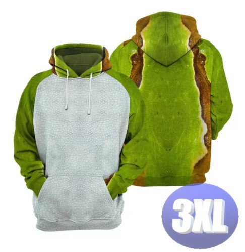 フード付き アニマルパーカー カエル 3XL トレーナー アウター 防寒 n714拍卖