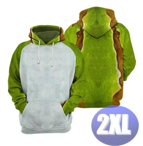 フード付き アニマルパーカー カエル 2XL トレーナー アウター 防寒 n714拍卖