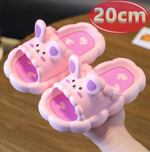 サンダル キッズ ウサギ ピンク 20㎝ 夏 海 リゾート n756拍卖