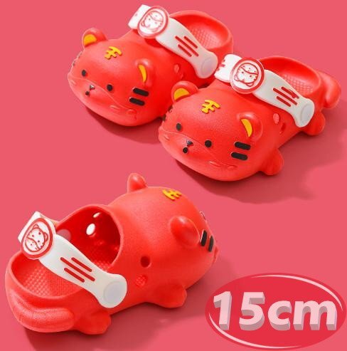 サンダル キッズ トラ レッド 15㎝ 夏 海 リゾート n763拍卖