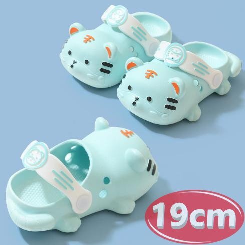 サンダル キッズ トラ ライトブルー 19㎝ 夏 海 リゾート n763拍卖