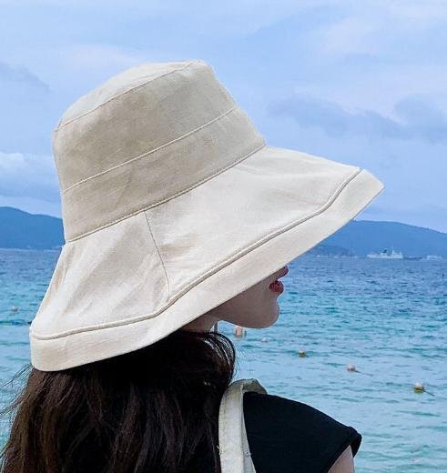 帽子 レディース ベージュ UVカット 折りたたみ 大きいサイズ 風で飛ばない 紐付き 日よけ HAT 紫外線カット つば広拍卖