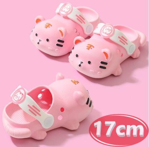 サンダル キッズ トラ ピンク 17㎝ 夏 海 リゾート n763拍卖