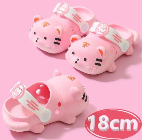 サンダル キッズ トラ ピンク 18㎝ 夏 海 リゾート n763拍卖