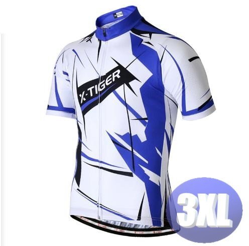x-tiger サイクリングウェア 半袖 3XLサイズ 自転車 ウェア サイクルジャージ 吸汗速乾防寒 新品 インポート品【n600-14】拍卖
