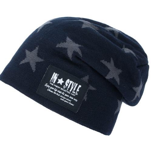 ニットキャップ ニット帽 ビーニー ネイビー 帽子 アウトドア ユニセックス メンズ レディース 男女兼用 n587拍卖