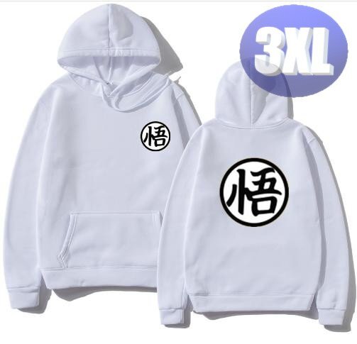 フード付き ゲームキャラパーカー 3XL トレーナー アウター 防寒 悟 ホワイト n712拍卖