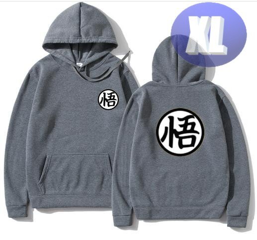 フード付き ゲームキャラパーカー XL トレーナー アウター 防寒 悟 グレー n712拍卖