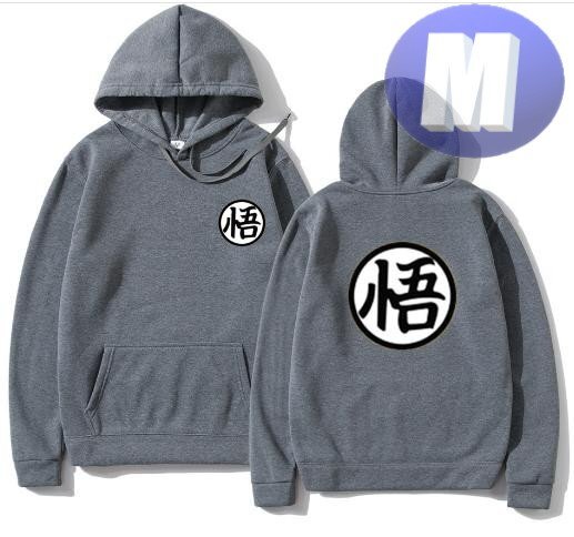 フード付き ゲームキャラパーカー M トレーナー アウター 防寒 悟 グレー n712拍卖