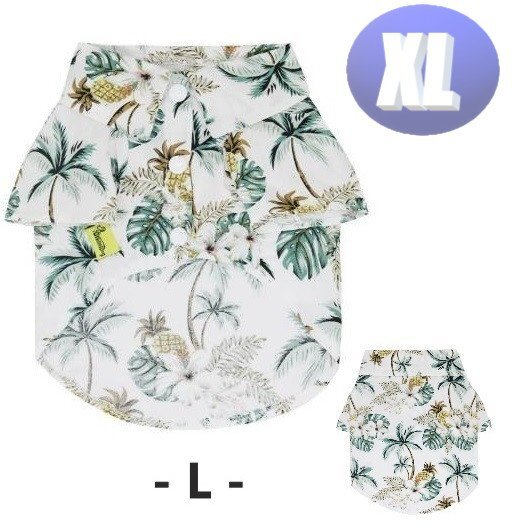 ドッグウェア アロハシャツ カラーL / XLサイズ 春夏 おしゃれな 犬服 小型犬 柔らか 洋服 可愛いn998拍卖