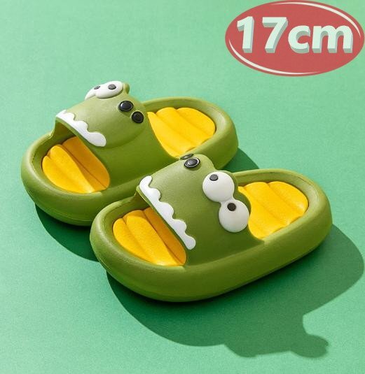 サンダル キッズ グリーン 17㎝ かいじゅう 夏 海 リゾート n751拍卖