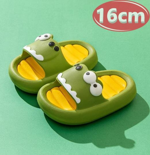 サンダル キッズ グリーン 16㎝ かいじゅう 夏 海 リゾート n751拍卖