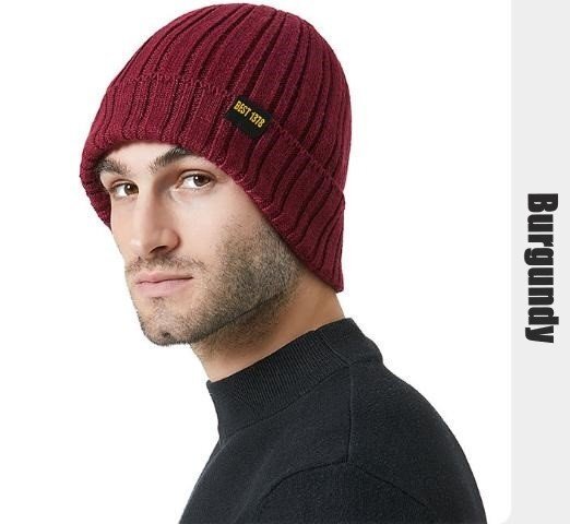 ニットキャップ ニット帽 バーガンディー ワッチキャップ 帽子 アウトドア ユニセックス メンズ レディース 男女兼用 n815拍卖