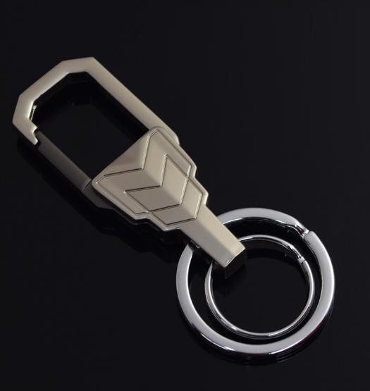 カラビナ 付き キーホルダー シルバー キーリング キーフック おしゃれ ビジネス 普段使い ☆n350拍卖