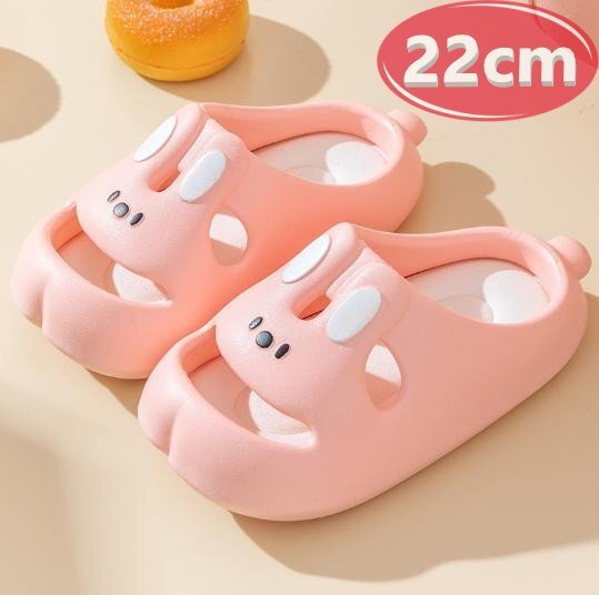 サンダル キッズ ウサギ ピンク 22㎝ 夏 海 リゾート n760拍卖