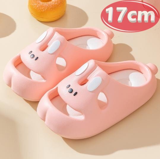 サンダル キッズ ウサギ ピンク 17㎝ 夏 海 リゾート n760拍卖