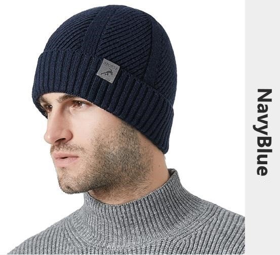 ニットキャップ ニット帽 ネイビーブルー ワッチキャップ 帽子 アウトドア ユニセックス メンズ レディース 男女兼用 n816拍卖