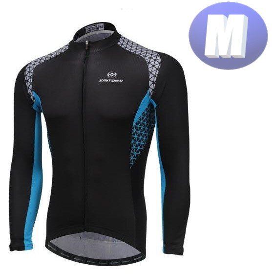XINTOWN サイクリングウェア 長袖 Mサイズ 自転車 ウェア サイクルジャージ 吸汗速乾防寒 新品 インポート品【n634】拍卖