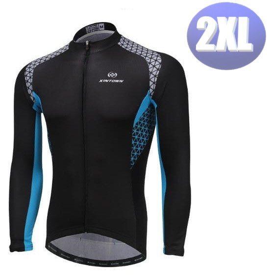 XINTOWN サイクリングウェア 長袖 2XLサイズ 自転車 ウェア サイクルジャージ 吸汗速乾防寒 新品 インポート品【n634】拍卖