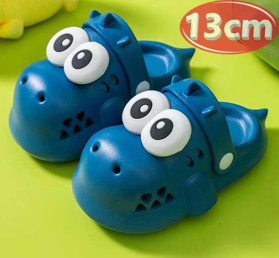 サンダル キッズ ブルー 13㎝ かいじゅう 夏 海 リゾート n750拍卖
