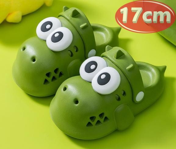 サンダル キッズ グリーン 17㎝ かいじゅう 夏 海 リゾート n750拍卖