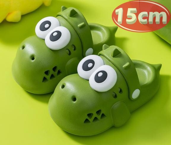 サンダル キッズ グリーン 15㎝ かいじゅう 夏 海 リゾート n750拍卖