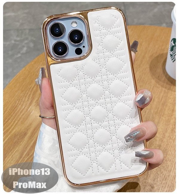 iPhone13PROMax ケース ホワイト おしゃれ スマホケース スマホカバー 耐衝撃 衝撃吸収【n296】拍卖