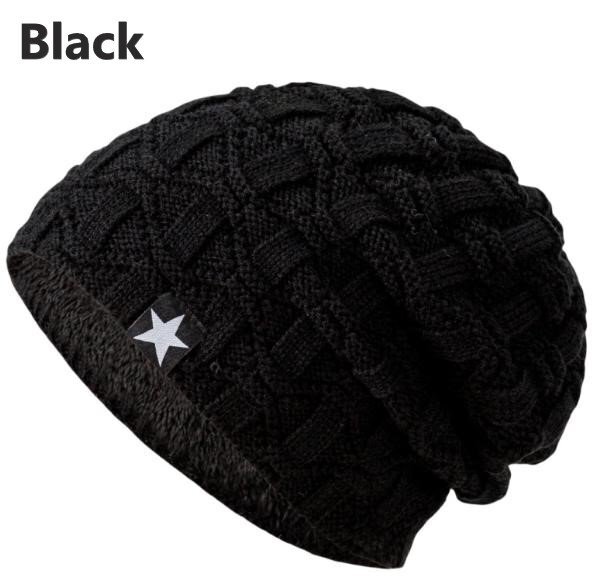 ニットキャップ ニット帽 ブラック ビーニー 帽子 アウトドア ユニセックス メンズ レディース 男女兼用 n829拍卖