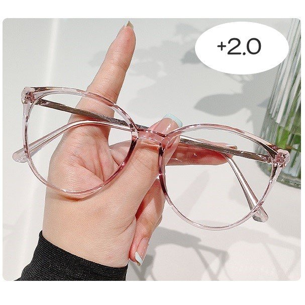 老眼鏡 +2.0 フチあり メガネ 超軽量 レディース ブルーライトカット UV紫外線 かわいい 可愛い 軽い 軽量 カラーD a603拍卖
