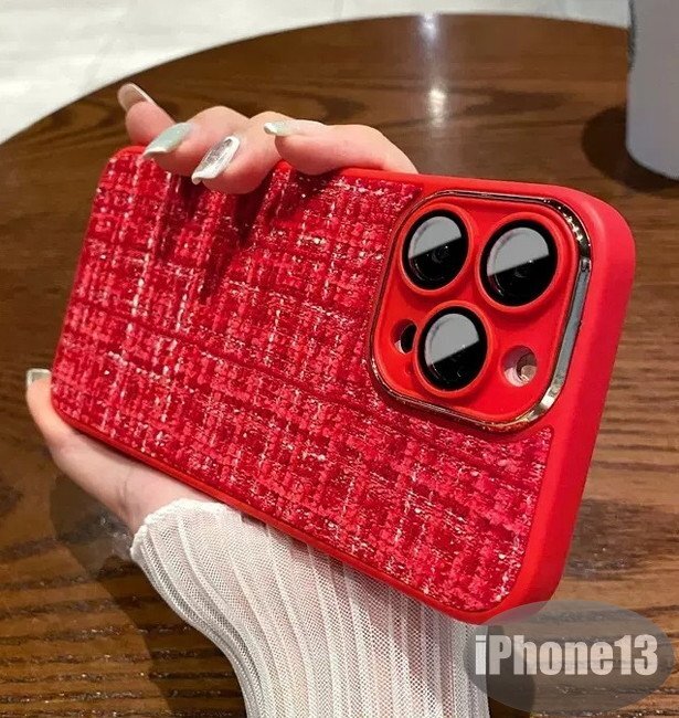 iPhone13 ケース レッド おしゃれ スマホケース スマホカバー 耐衝撃 衝撃吸収【n294】拍卖