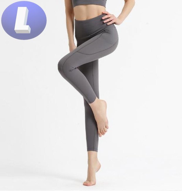レギンス ロングパンツ サイズL ヨガ レギンスフィットネスパンツ ランニングパンツ 動きやすい ダンス ヨガウェア n307-02拍卖
