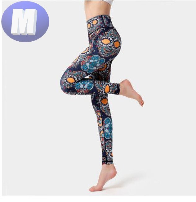 レギンス ロングパンツ サイズM ヨガ レギンスフィットネスパンツ ランニングパンツ 動きやすい ダンス ヨガウェア n303-02拍卖