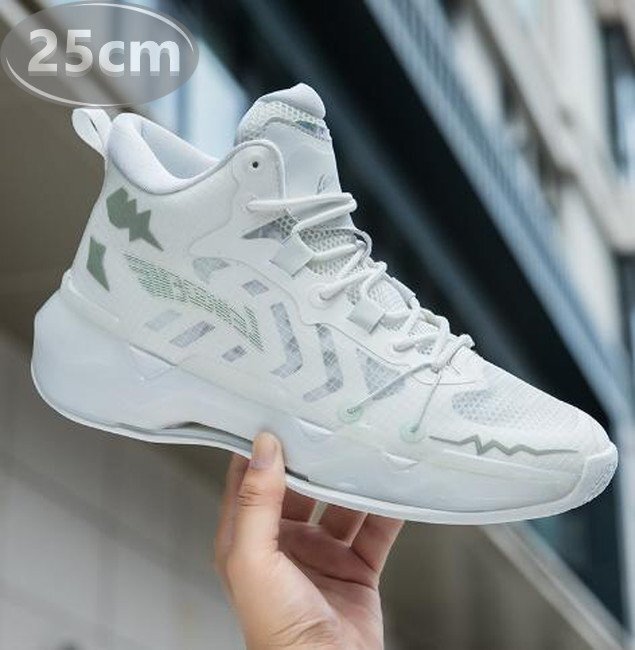 メンズ スニーカー ホワイト 25.0cm 靴 シューズ 防滑 バスケットシューズ 通勤 通学 旅行 【245】拍卖