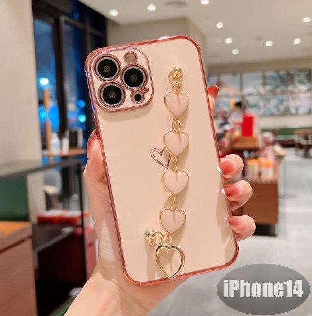 iPhone14 ケース ピンク おしゃれ スマホケース スマホカバー 耐衝撃 衝撃吸収【n282】拍卖
