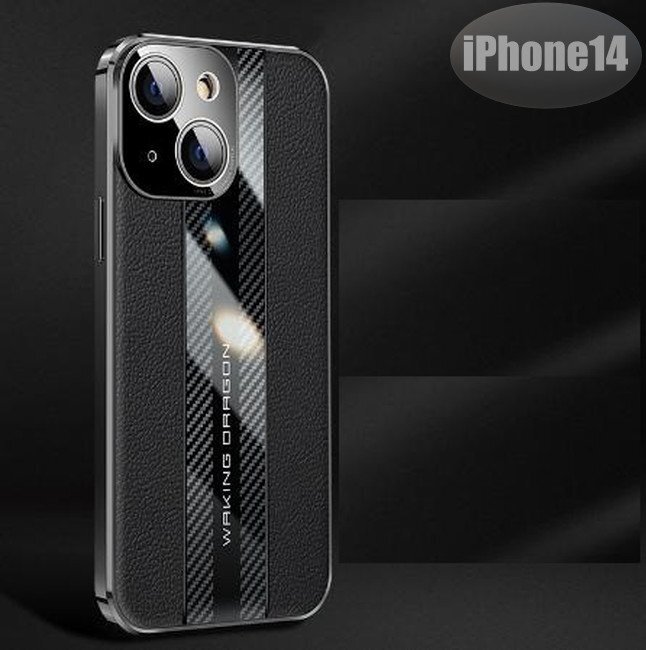 iPhone14 ケース おしゃれ スマホケース スマホカバー ブラック 耐衝撃 衝撃吸収【n272】拍卖