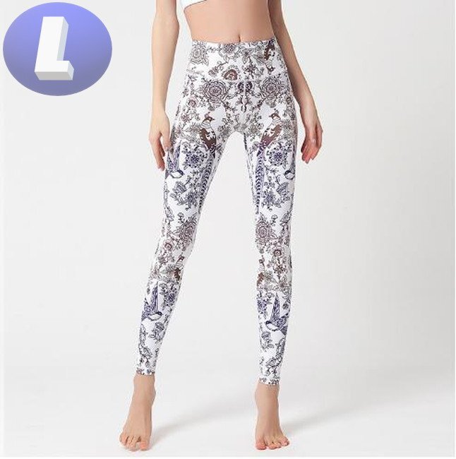 レギンス ロングパンツ サイズL ヨガ レギンスフィットネスパンツ ランニングパンツ 動きやすい ダンス ヨガウェア n300-02拍卖