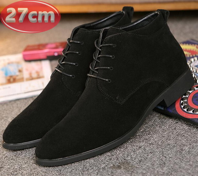 メンズ ビジネス レザー シューズ ブラック 27.0㎝ 革靴 靴 カジュアル 屈曲性 通勤 軽量 インポート品【n143】拍卖