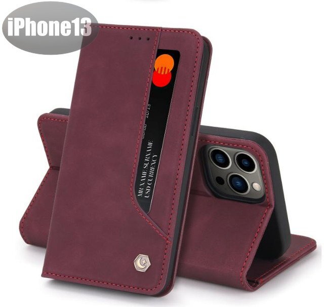 iPhone13 ケース レッド おしゃれ スマホケース スマホカバー 耐衝撃 衝撃吸収【n311】拍卖