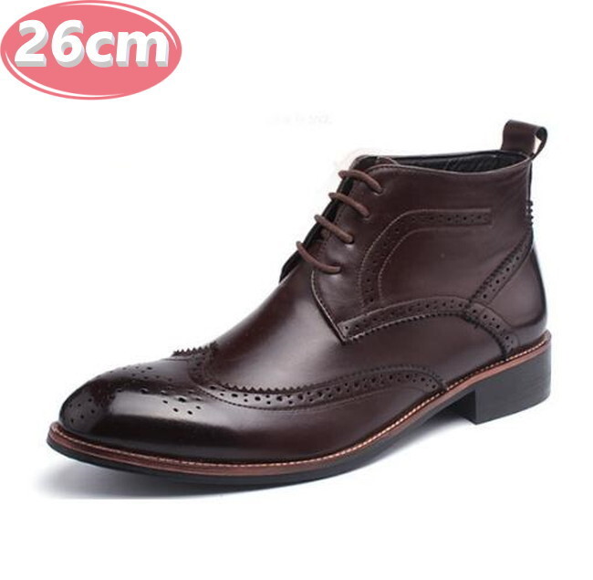 メンズ ビジネス レザー シューズ ダークブラウン 26.0㎝ 革靴 靴 カジュアル 屈曲性 通勤 軽量 インポート品【n140】拍卖